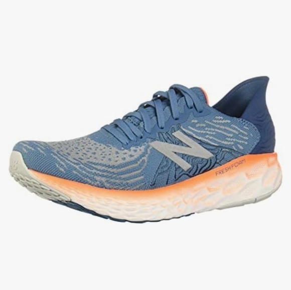 New Balance Fresh Foam 1080v10 Mens 15 Blue Orange Running Shoes‎ M1080H10